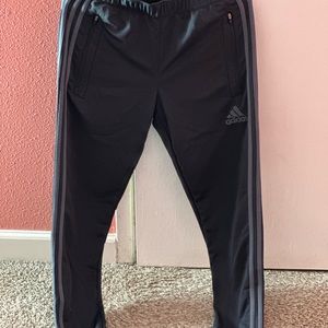 Adidas Mens Climacool Gray Athletic Pants w/ Zip Pockets